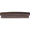 Jeffrey Alexander 160 mm Center Brushed Oil Rubbed Bronze Square-to-Center Square Renzo Cabinet Cup Pull 141-160DBAC - alternate 8